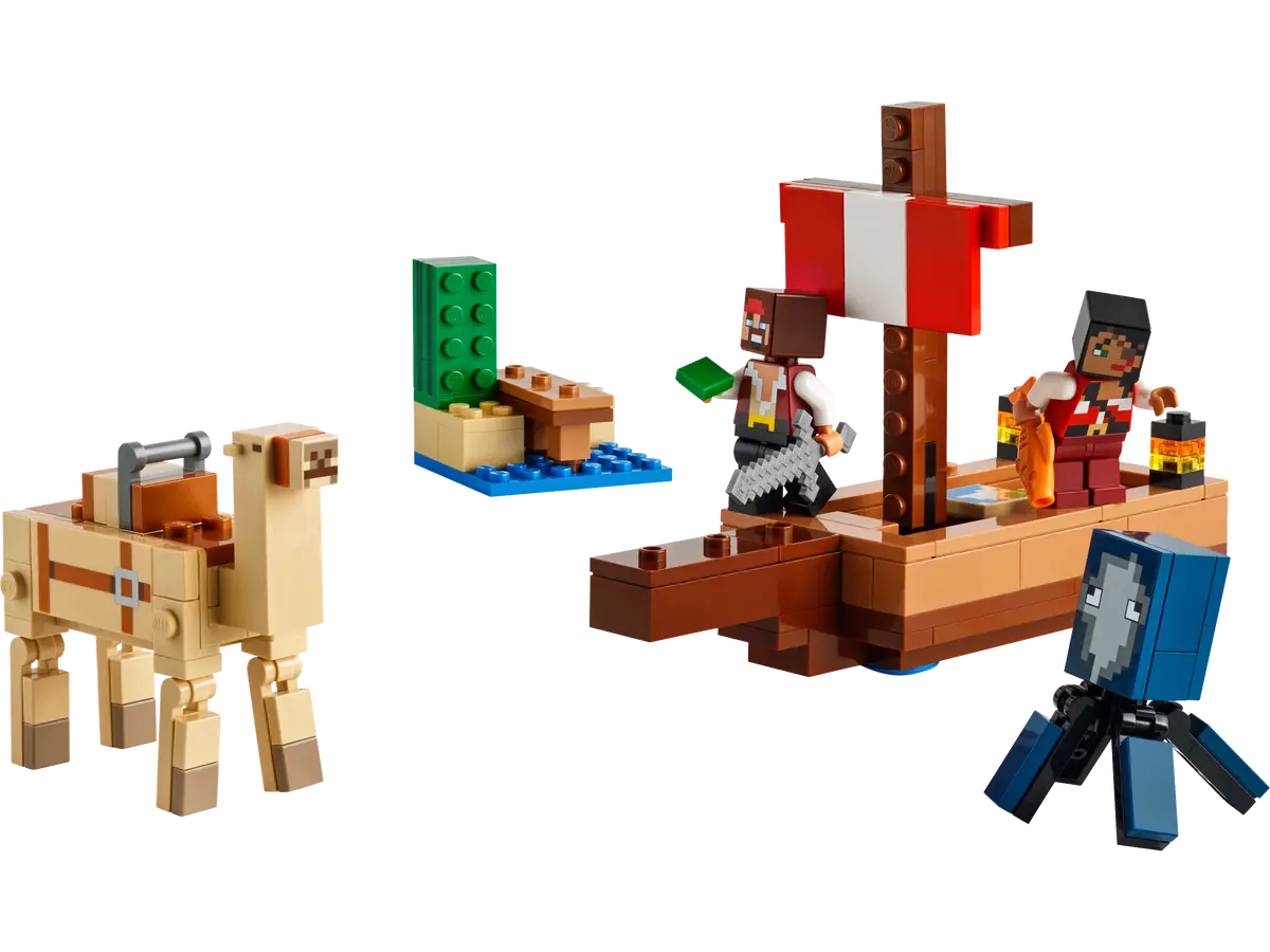 LEGO Minecraft El Viaje en el Barco Pirata 21259