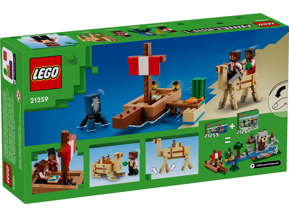 LEGO Minecraft El Viaje en el Barco Pirata 21259