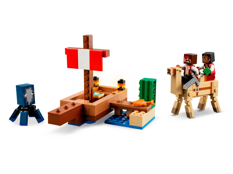 LEGO Minecraft El Viaje en el Barco Pirata 21259