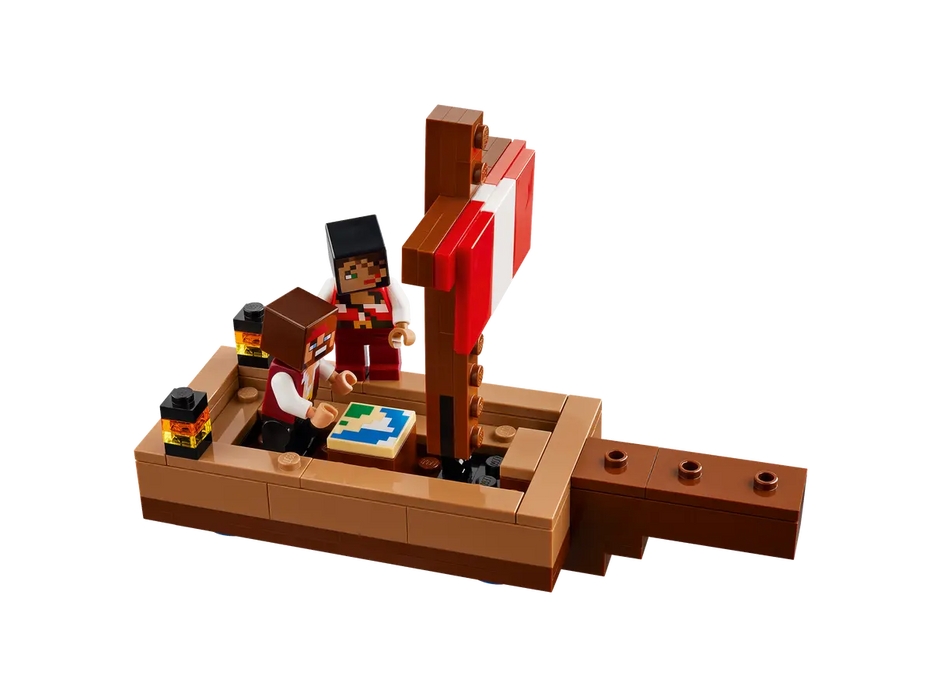 LEGO Minecraft El Viaje en el Barco Pirata 21259