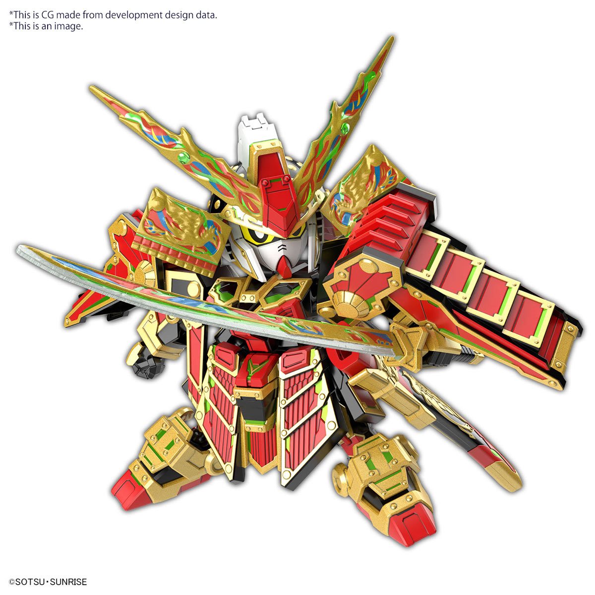 Bandai Hobby Gunpla Model Kit: SD Gundam World Heroes - Musha Gundam The 78th Kit De Plastico