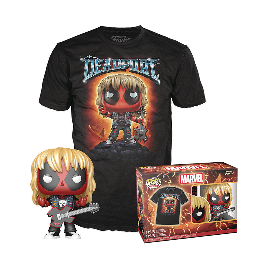 Funko Pop & Tee: Deadpool - Heavy Metal Deadpool Con Playera Chica