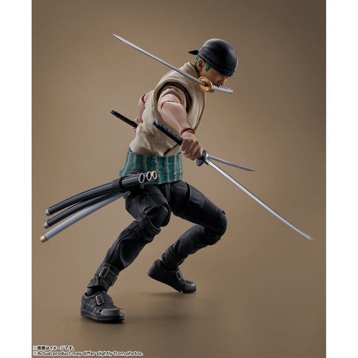 Bandai Tamashii Nations SH Figuarts: One Piece Netflix - Roronoa Zoro Figura De Accion