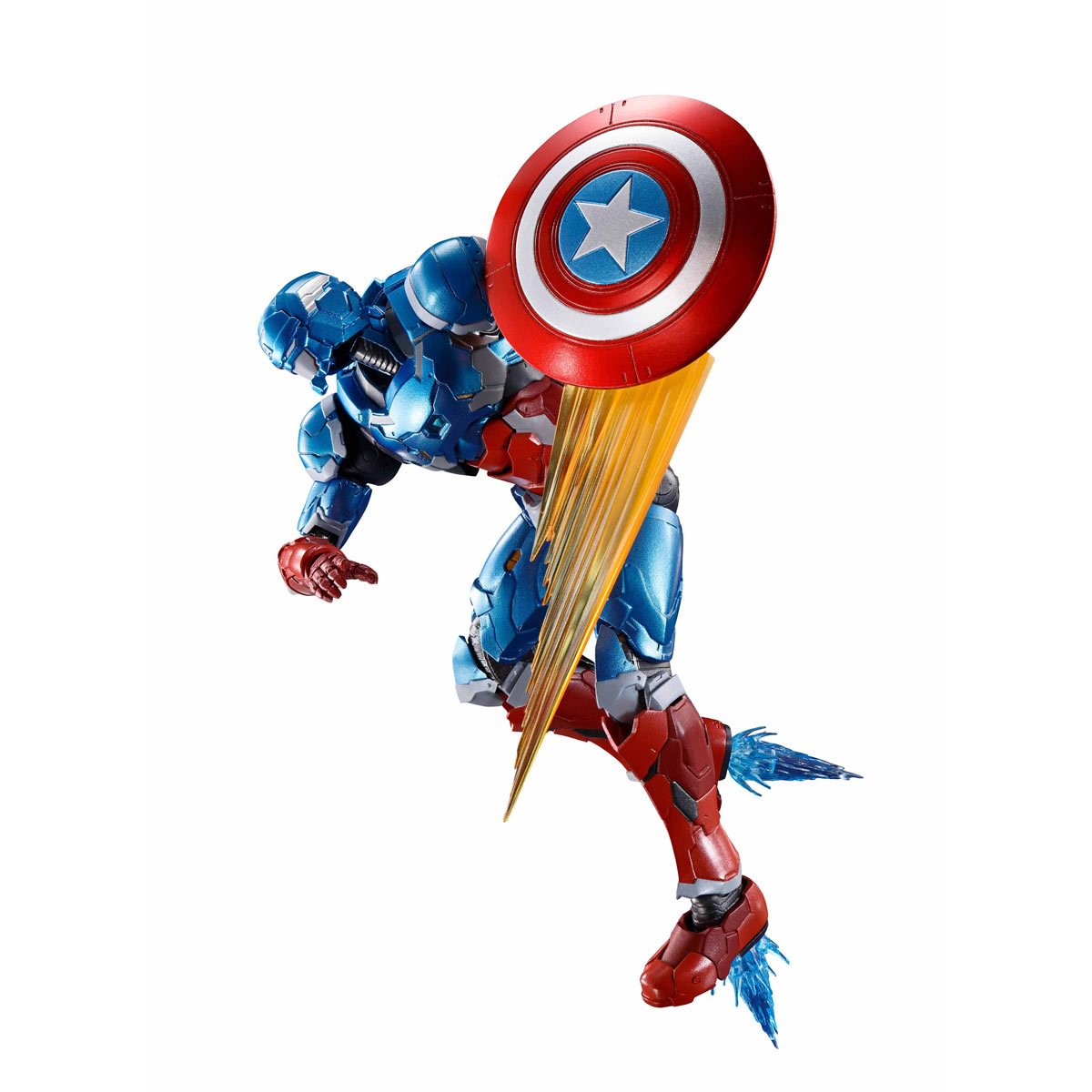 Bandai Tamashii Nations SH Figuarts: Captain America Tech On Avengers Figura de Accion