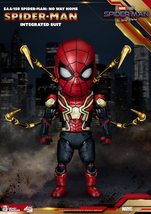 Beast Kingdom Egg Attack Action: Marvel Spider-Man No Way Home - Spider-Man Traje Integrado EAA-150