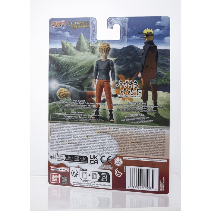 Bandai Ultimate Legends: Naruto Shippuden - Naruto Uzumaki Batalla Final Figura de Accion