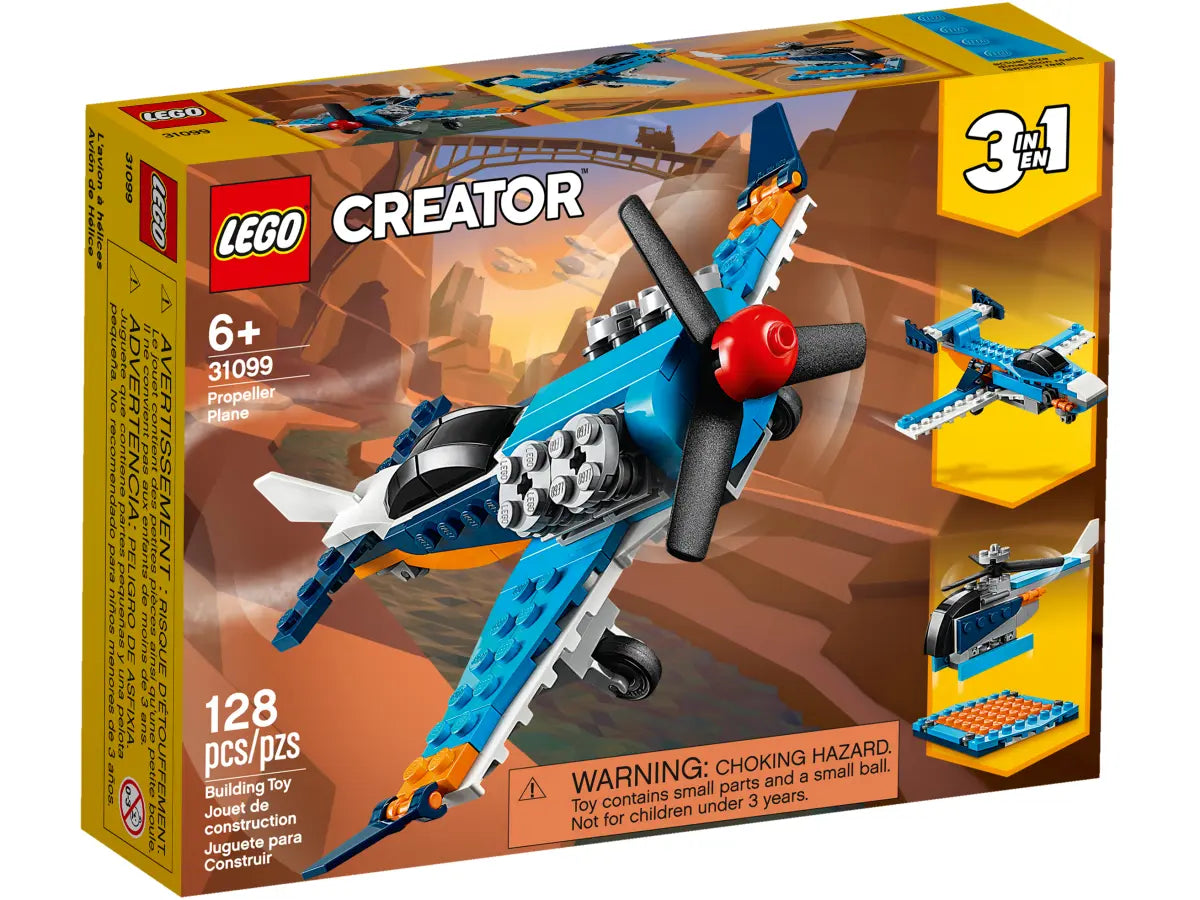 LEGO Creator 3 en 1 Avion de Helice 31099