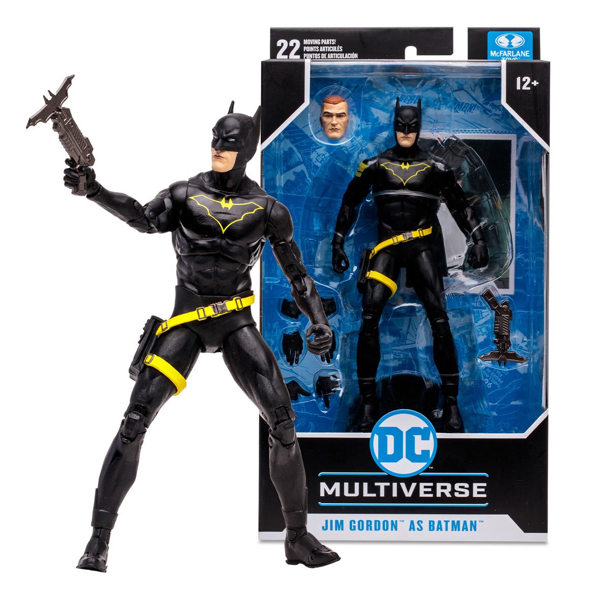 McFarlane Figura de Accion: DC Batman Endgame - Jim Gordon como Batman 7 Pulgadas