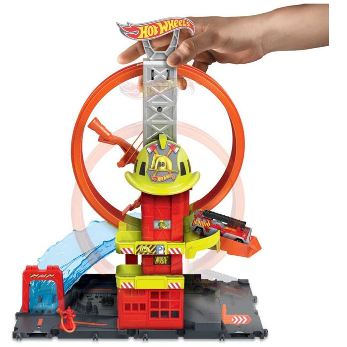 Hot Wheels City: Super Estacion De Bomberos