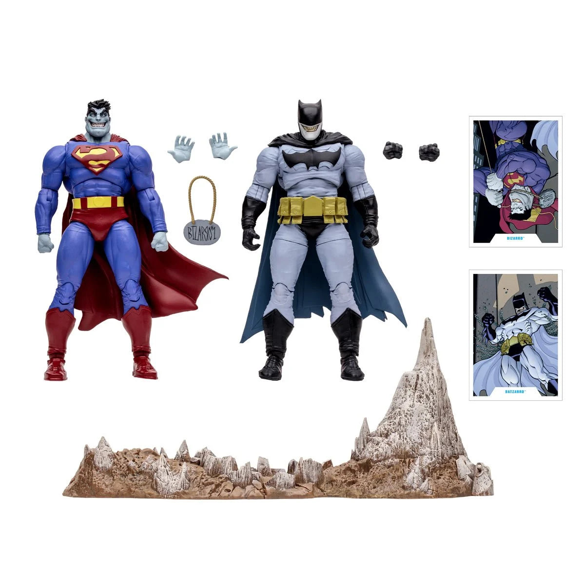 McFarlane DC Collector: DC Comics New Earth - Bizarro y Batzarro 2 Pack 7 Pulgadas