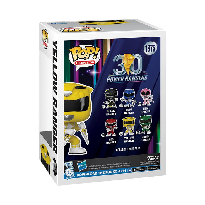 Funko Pop TV: Mighty Morphin Power Rangers 30 Aniversario - Yellow Ranger