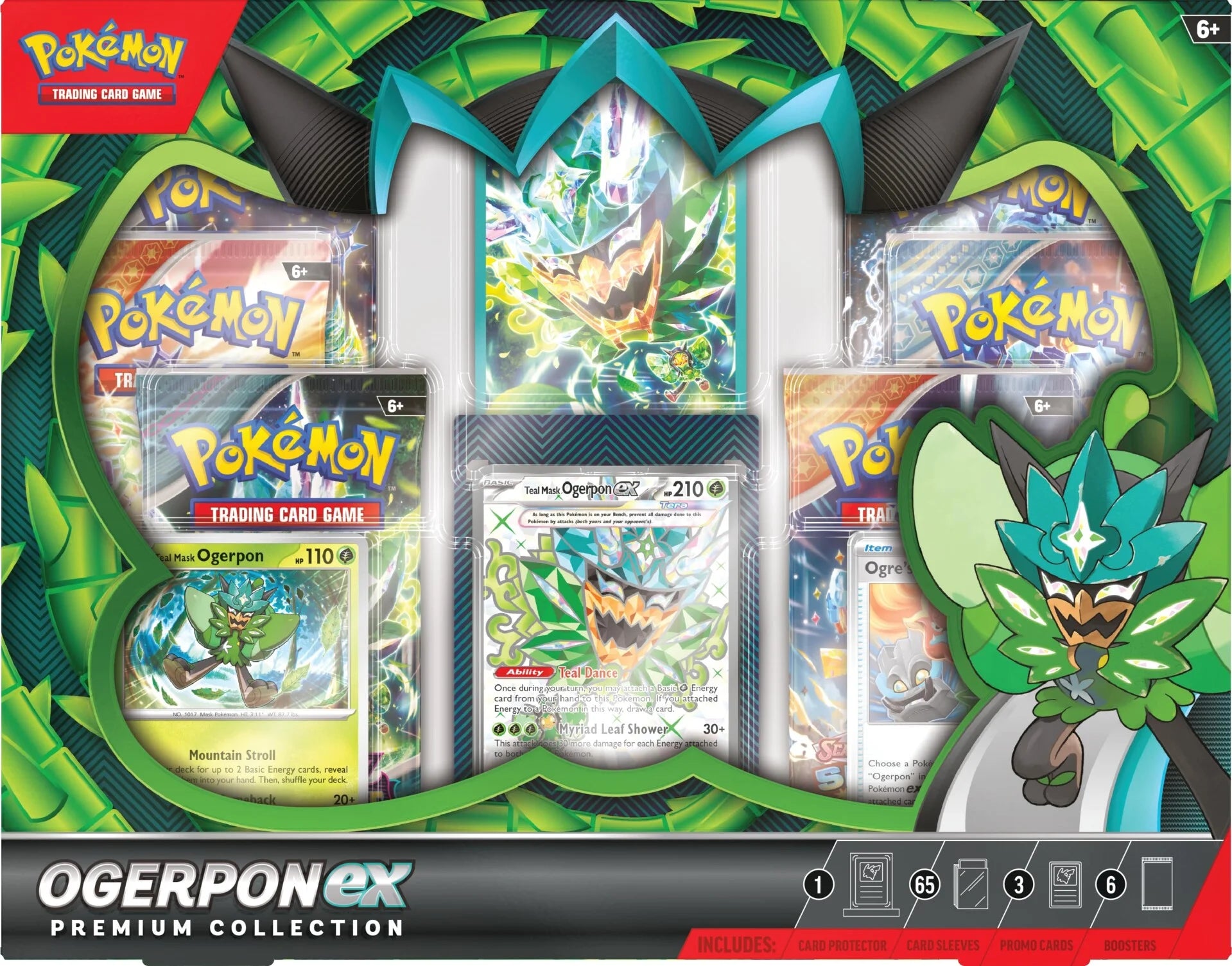 Pokemon TCG: Ogerpon ex Premium Collection En Ingles