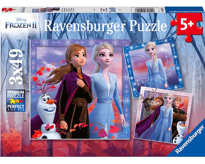 Ravensburger Rompecabezas: Frozen 2 3 Pack 49 piezas