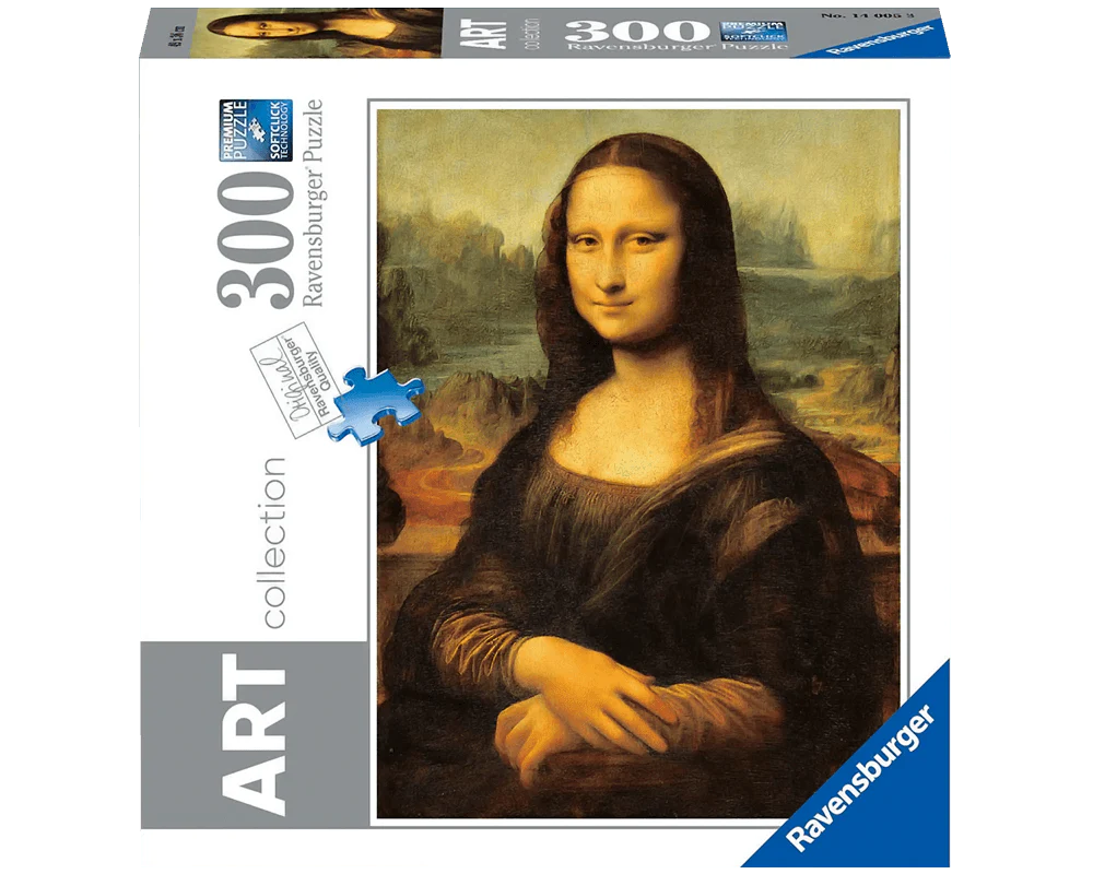 Ravensburger Rompecabezas Adultos: Leonardo Da Vinci - Mona Lisa 300 piezas