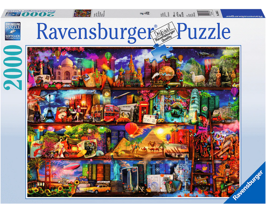 Ravensburger Rompecabezas: El mundo de los libros 2000 piezas