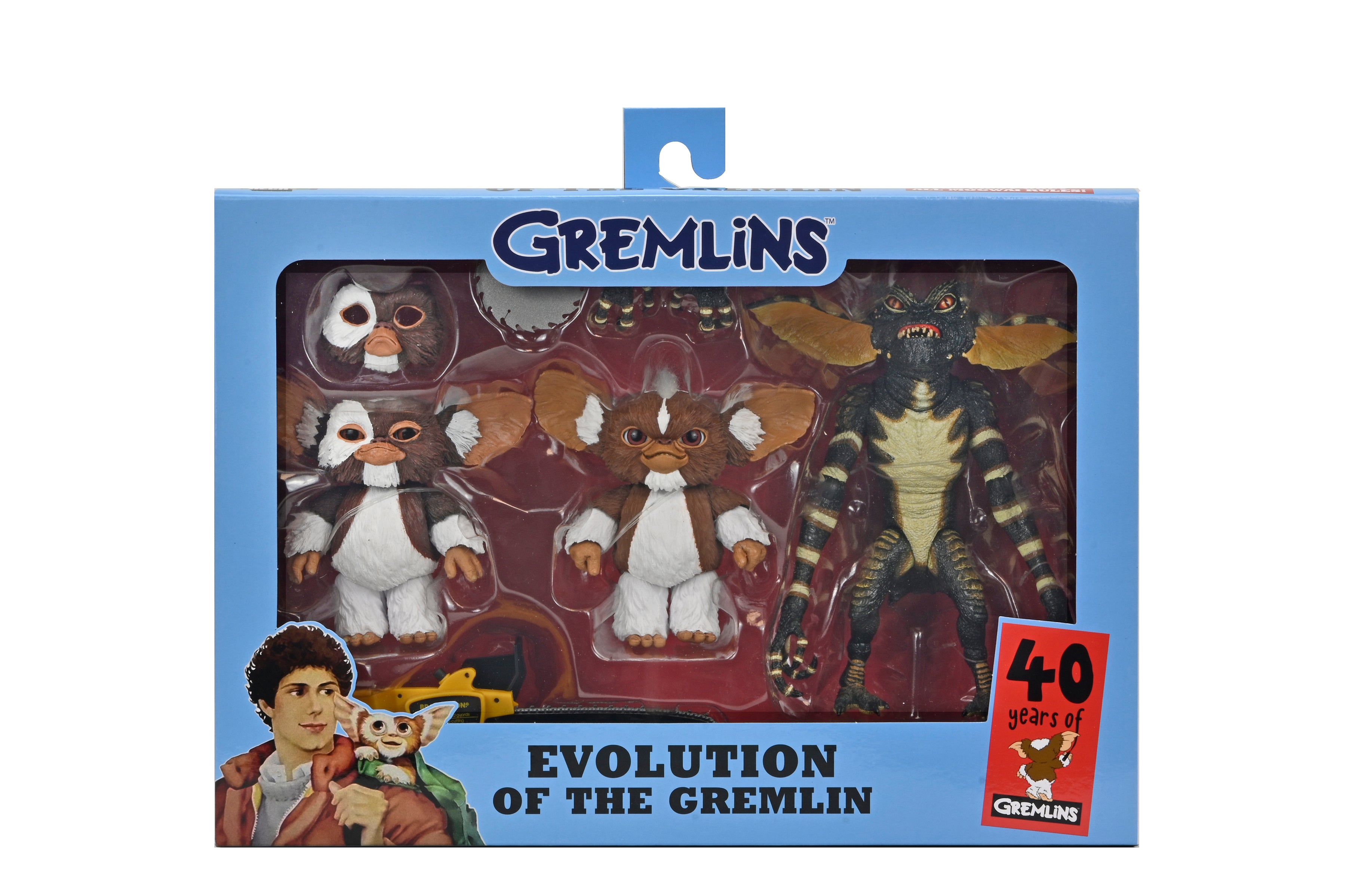 NECA Figura de Accion: Gremlins - Caja del 40 aniversario 7 Pulgadas