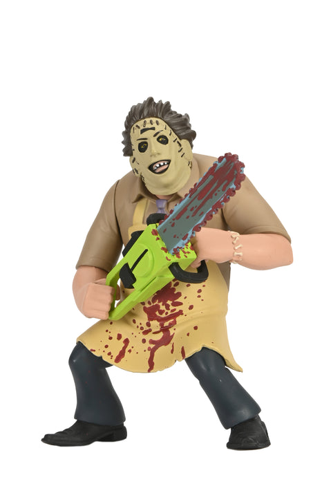 NECA Toony Terrors: Masacre En Texas 50 Aniversario - Leatherface Bloody 6 Pulgadas