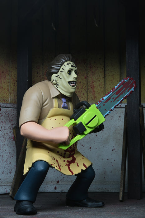 NECA Toony Terrors: Masacre En Texas 50 Aniversario - Leatherface Bloody 6 Pulgadas