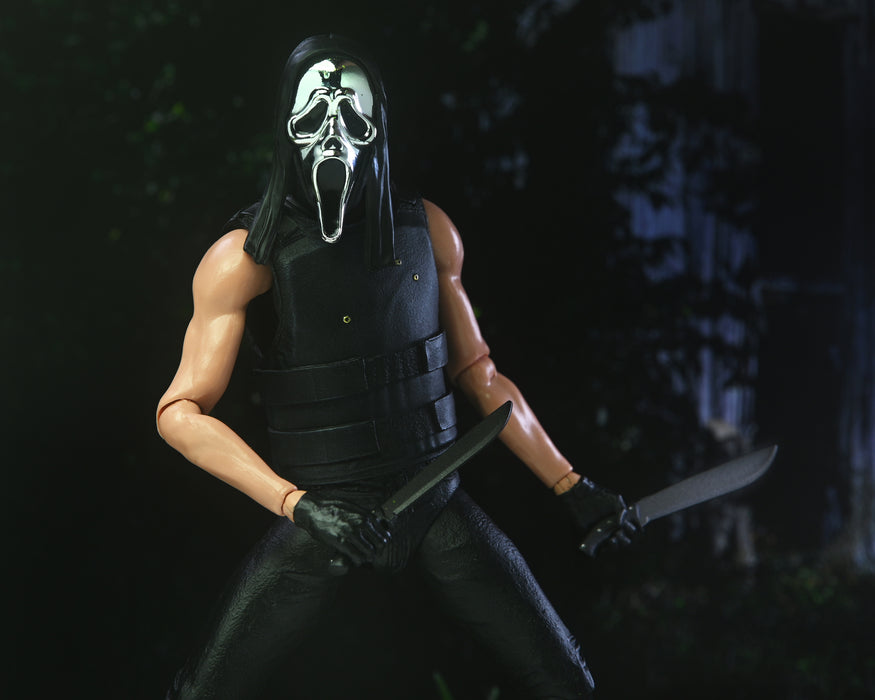 NECA Figura de Accion Ultimate: Scream - Ghost Face Inferno 7 Pulgadas