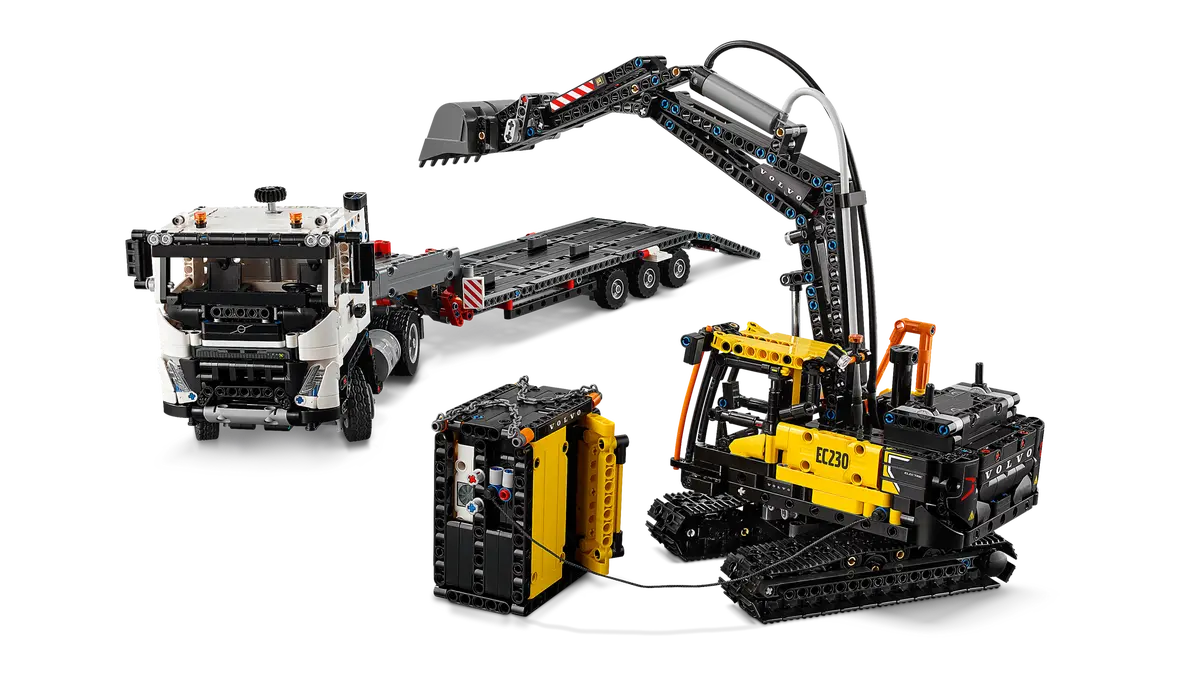 LEGO Technic Camion FMX y Excavadora Electrica EC230 Volvo 42175