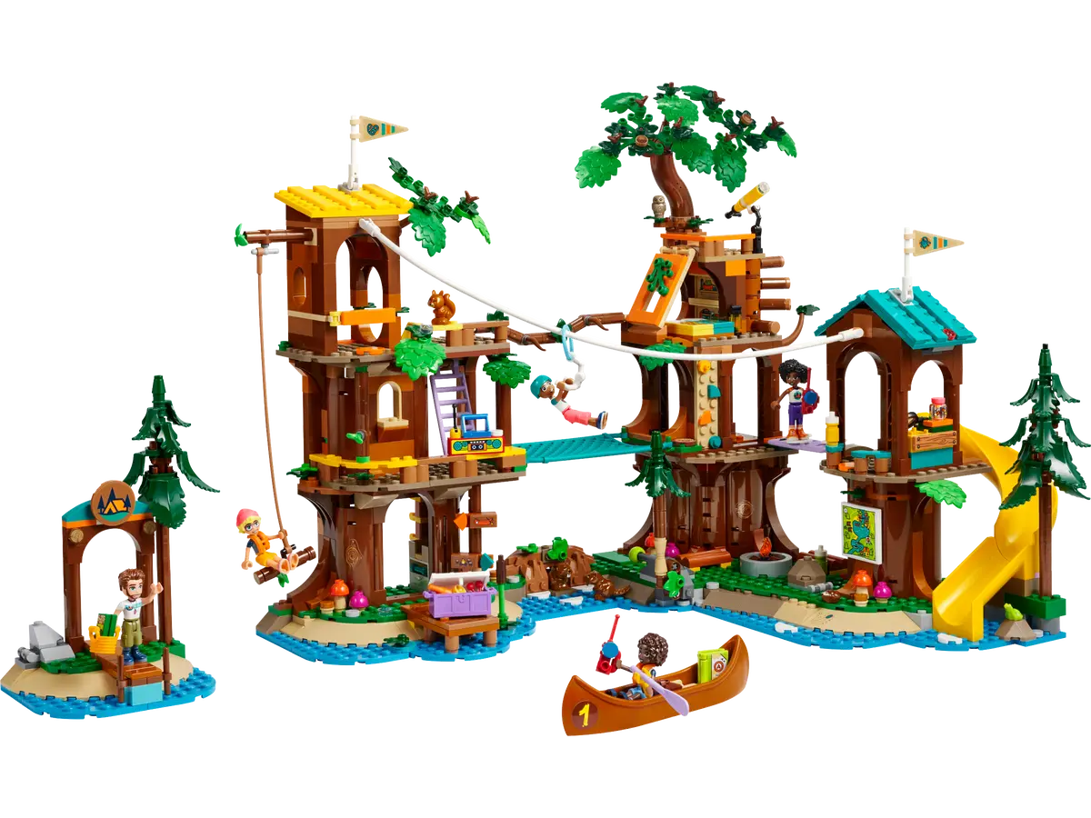 LEGO Friends Campamento de Aventura Casa del Arbol 42631 Distrito Max