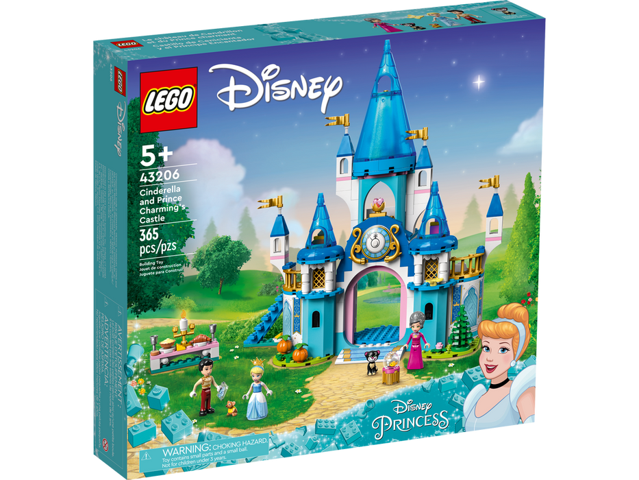 LEGO Disney Princess Castillo de Cenicienta y el Principe 43206