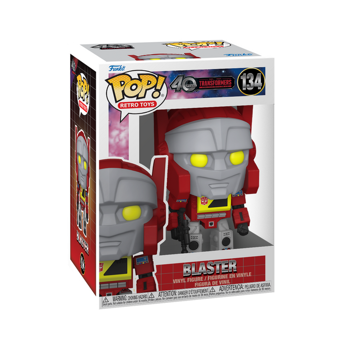 Funko Pop Retro Toys: Transformers G1 - Blaster