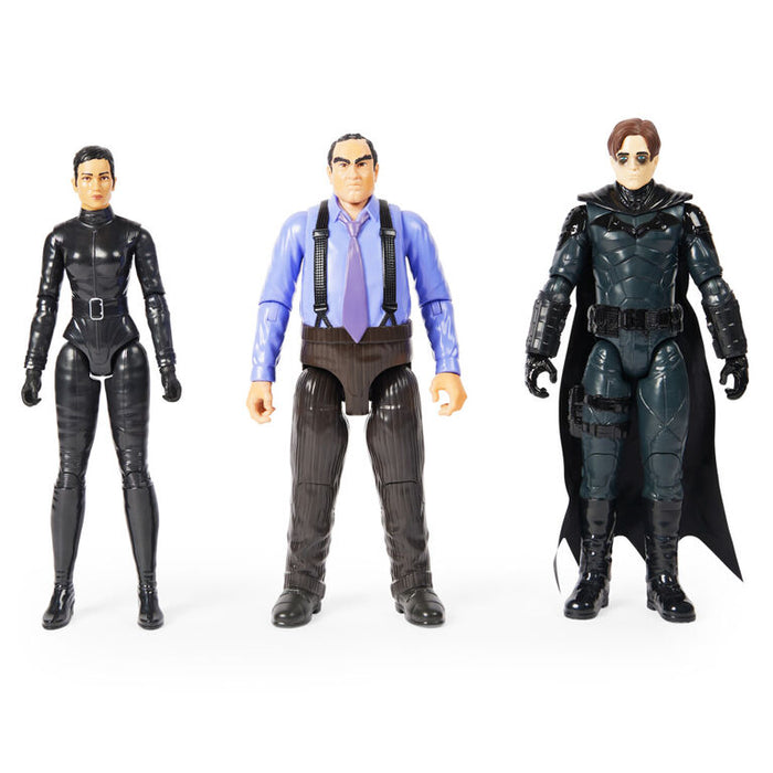 Batman Movie: Batman La Pelicula - Selina Kyle, Bruce Wayne Y Pinguino 3 Pack 12 Pulgadas