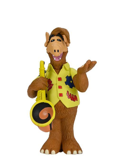 NECA Figura de Acción: Toony Classic - Alf Con Saxofón 6 Pulgadas