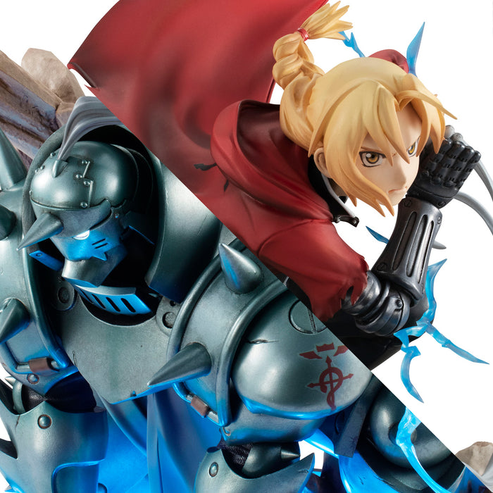 Megahouse Figures Gem Series: Fullmetal Alchemist - Set Edward Y Alphonse Elric 15 Aniversario