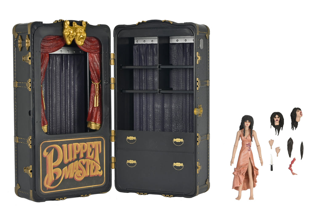 NECA Figura de Accion: Puppet Master - Mujer Sanguijuela y Estuche de Marionetas Toulon 2 Pack 7 Pulgadas