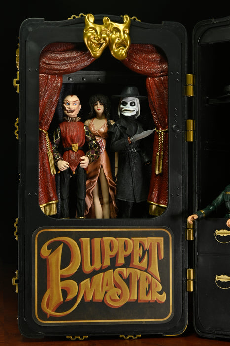 NECA Figura de Accion: Puppet Master - Mujer Sanguijuela y Estuche de Marionetas Toulon 2 Pack 7 Pulgadas