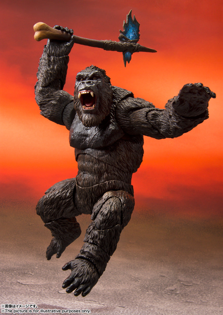 Bandai Tamashii Nations SH Monsterarts: Godzilla vs Kong 2021 - King Kong Figura de Accion