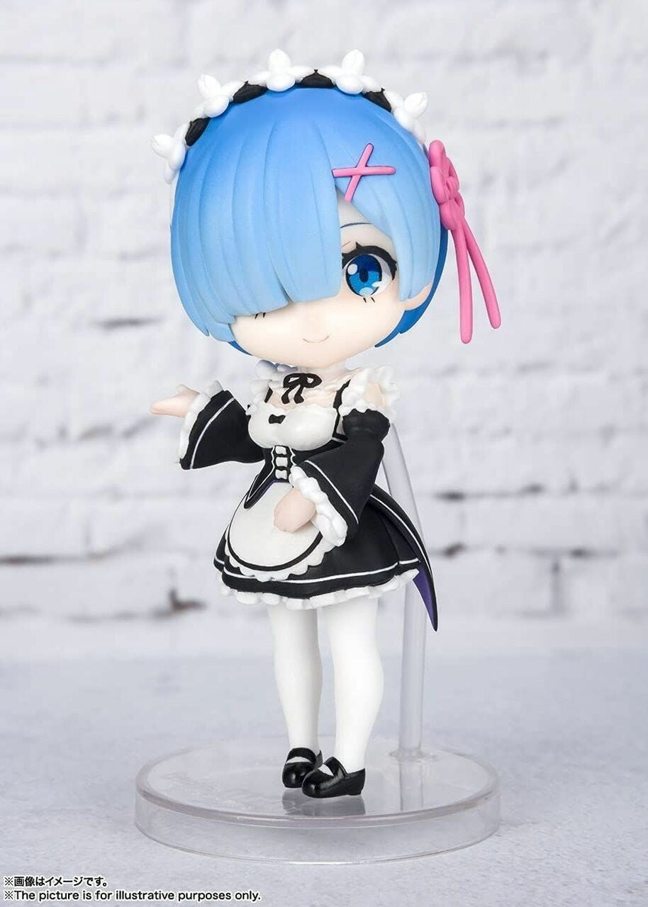 Bandai Tamashii Nations Mini FiguArts: Re Zero Starting Life in Another World - Rem Mini Figura