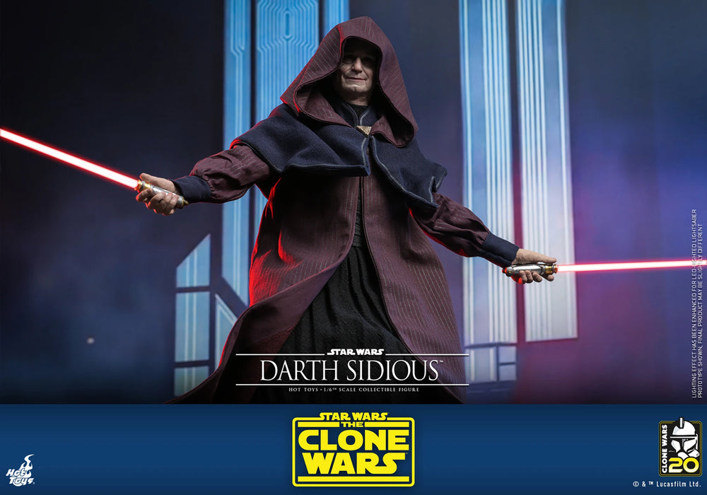 Hot Toys Television Masterpiece Series: Star Wars The Clone Wars 20 Aniversario - Darth Sidious Escala 1/6