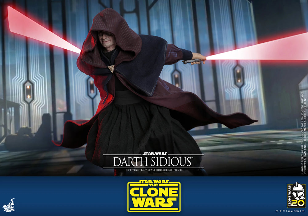 Hot Toys Television Masterpiece Series: Star Wars The Clone Wars 20 Aniversario - Darth Sidious Escala 1/6