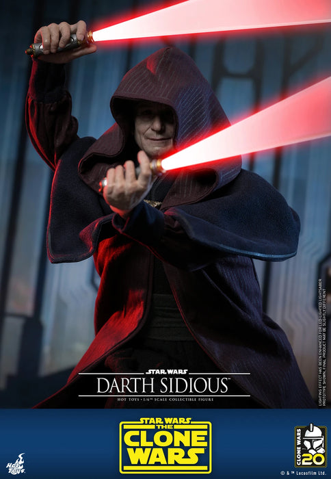 Hot Toys Television Masterpiece Series: Star Wars The Clone Wars 20 Aniversario - Darth Sidious Escala 1/6