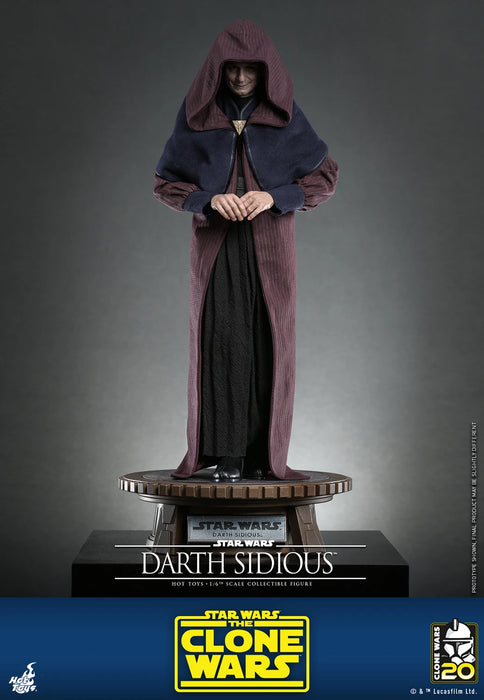 Hot Toys Television Masterpiece Series: Star Wars The Clone Wars 20 Aniversario - Darth Sidious Escala 1/6