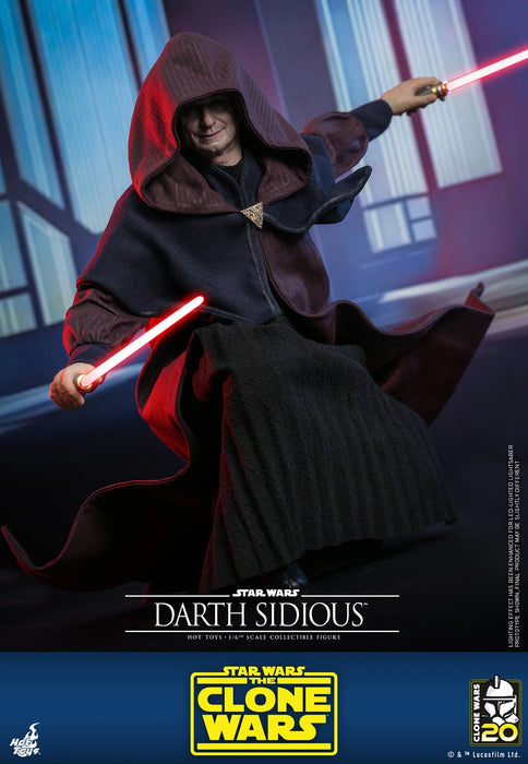 Hot Toys Television Masterpiece Series: Star Wars The Clone Wars 20 Aniversario - Darth Sidious Escala 1/6