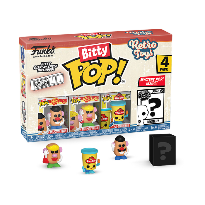 Funko Bitty Pop: Retro Toys - Sr Cara de Papa 4 Pack