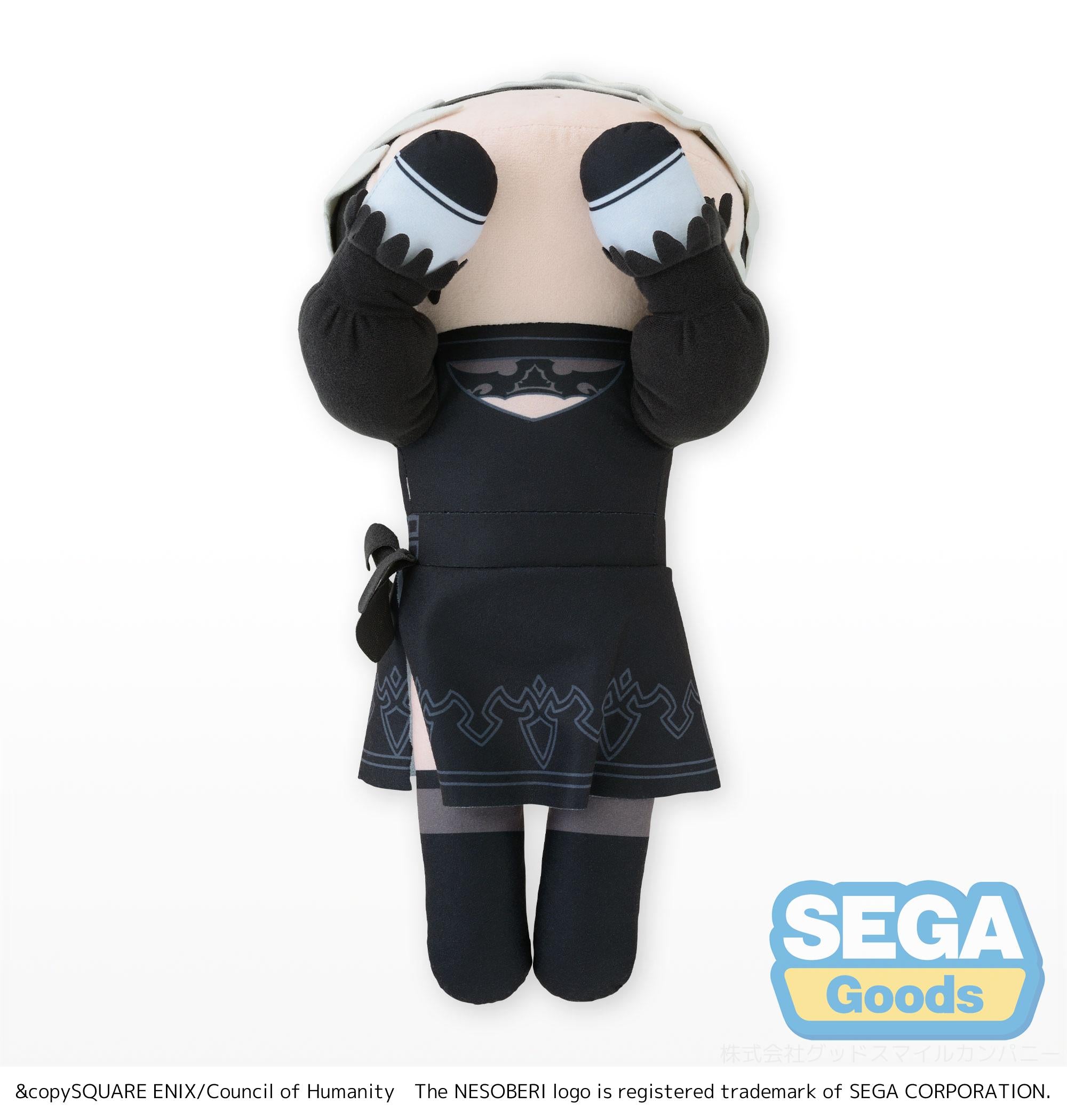 Sega Plushies Nesoberi Lay Down: Nier Automata Ver1 1A - 2B Peluche