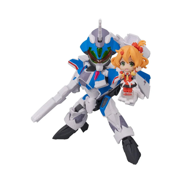 Bandai Tamashii Nations: Macross Delta - VF 31J Siefried Hayate Immelmann con Freyja Wion Tiny Figura de Accion