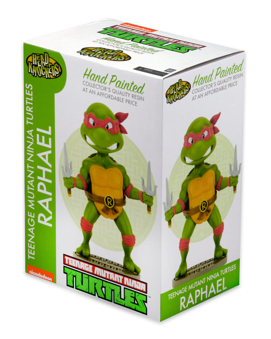 NECA Head Knocker Cabezon: TMNT Tortugas Ninja - Rafael 6.5 Pulgadas