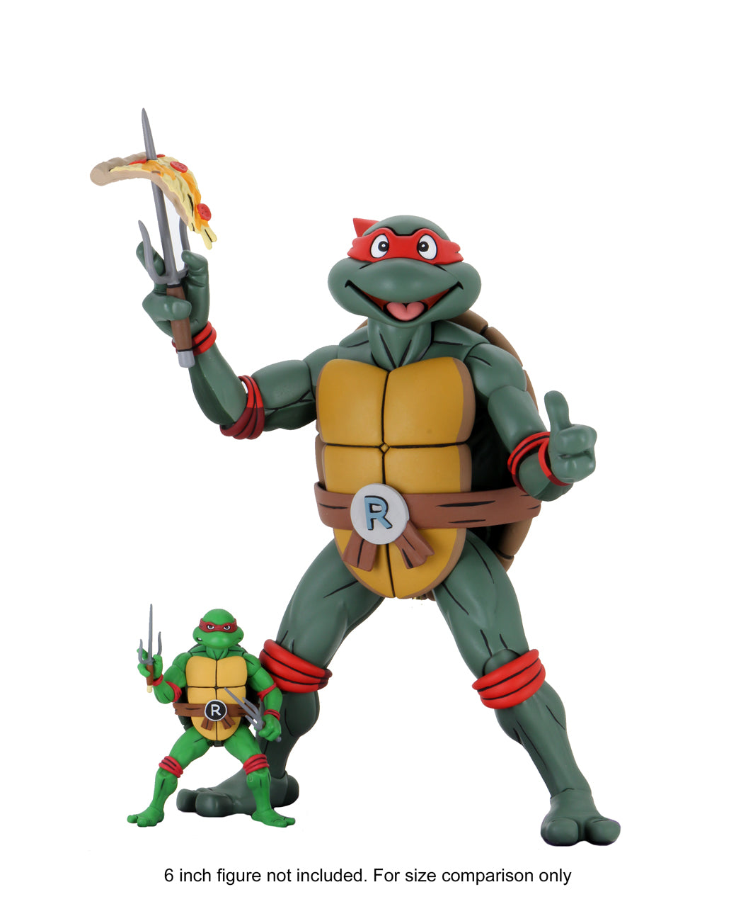 NECA Figura de Accion: TMNT Tortugas Ninja Carton - Rafael Escala 1/4