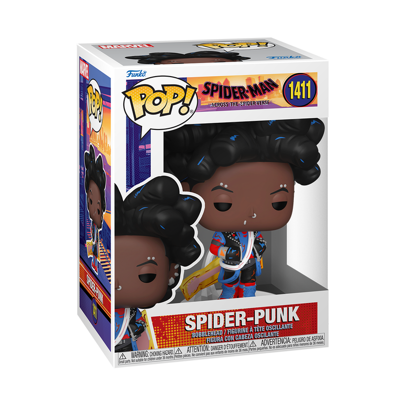 Funko Pop Marvel: Spiderman Across the Spiderverse - SpiderPunk Hobie Brown Sin Mascara