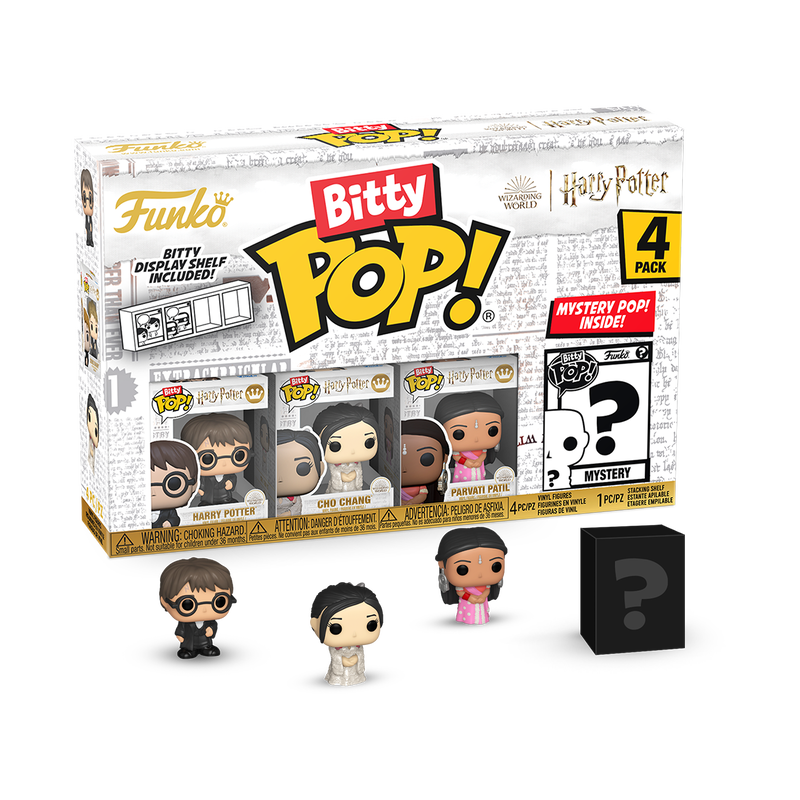 Funko Bitty Pop: Harry Potter y El Caliz De Fuego - Harry 4 Pack