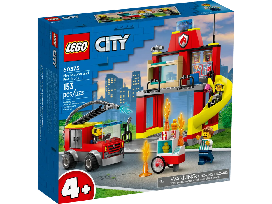 LEGO City Fire Parque de Bomberos y Camion de Bomberos 60375