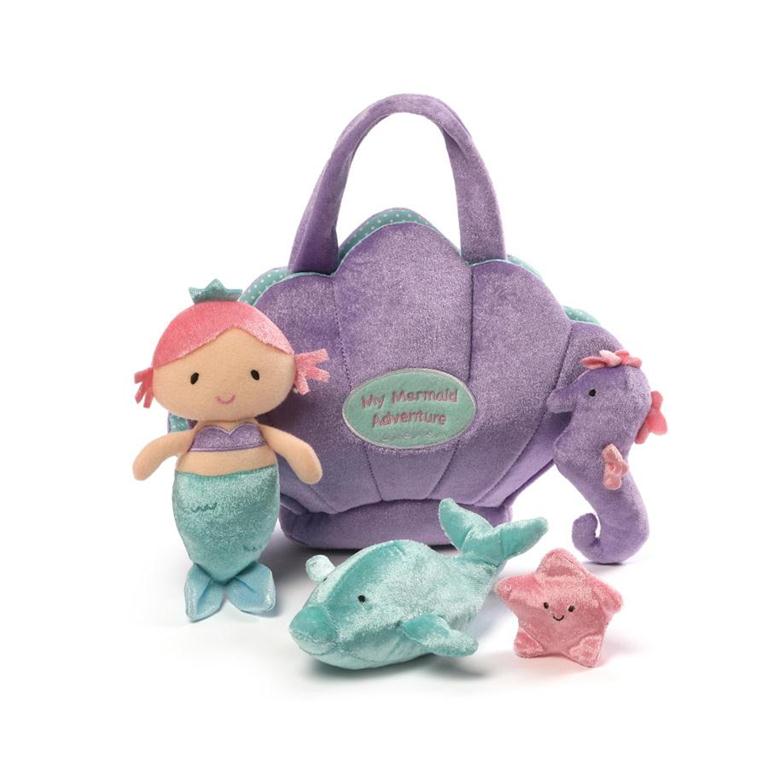 Gund: Set De Aventura De Sirena Magica Peluche 8 Pulgadas