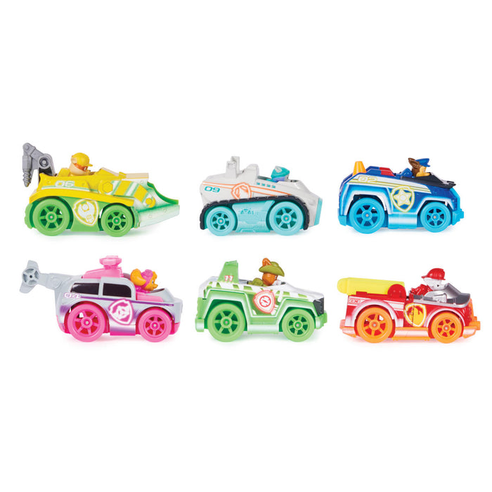 Paw Patrol: Set De Vehiculos Neon True Metal