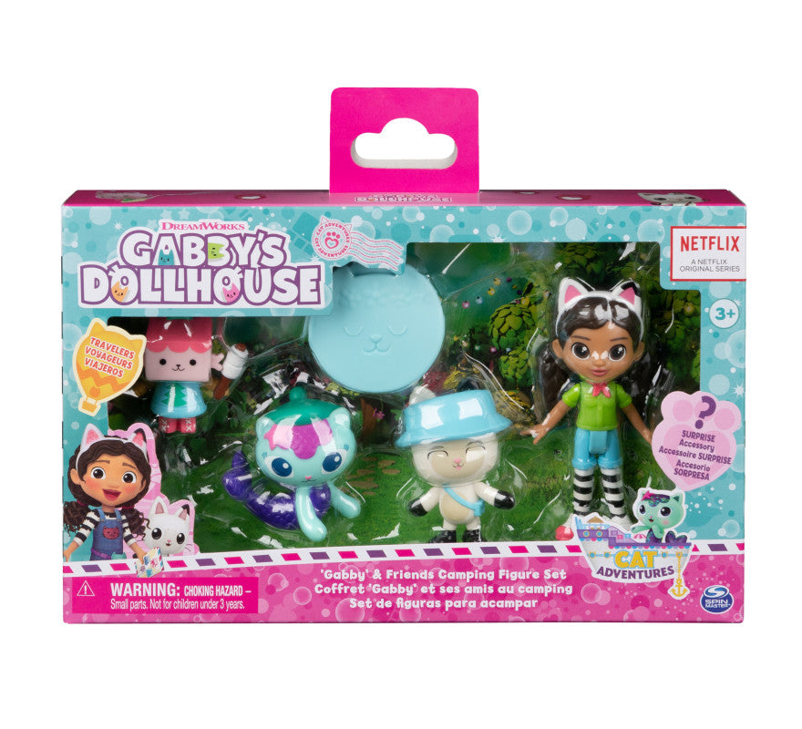 Gabbys Dollhouse: Set De Figuras Campamento